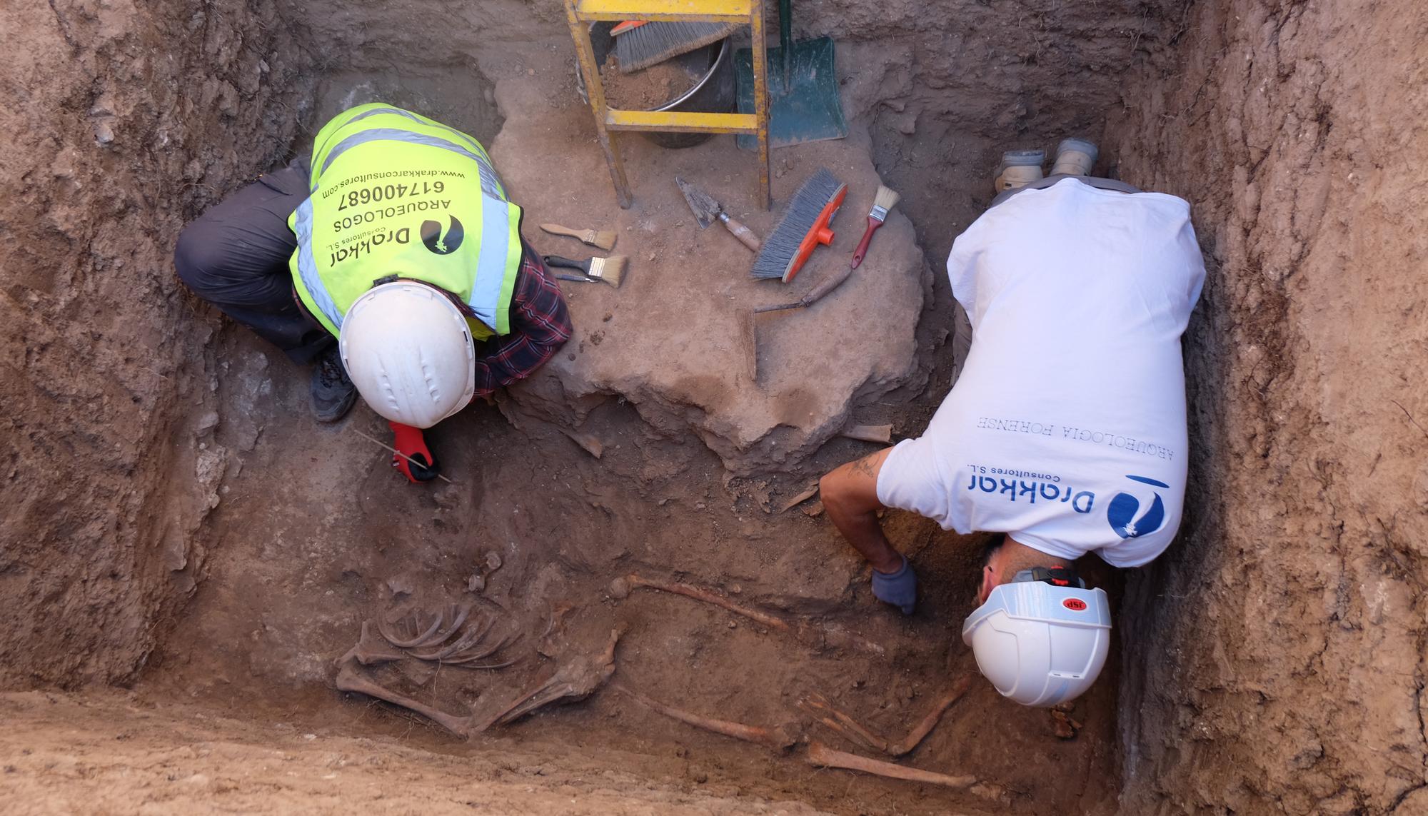 excavacion Fosa XXXVI cementerio alicante